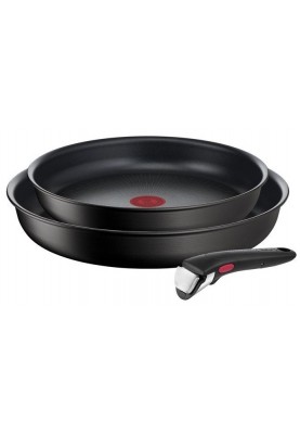 Tefal Набір посуду Ingenio Easy Cook & Clean 3 предмети, 22 см, 26 см, змінна ручка