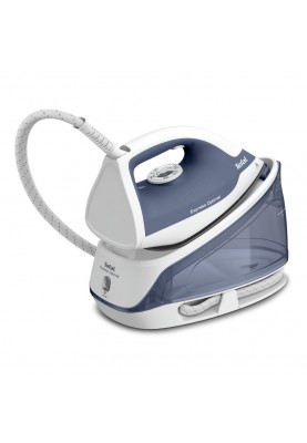 Tefal Праска-парогенератор Optimal, 2200Вт, 1200мл, паровий удар -190гр, постійна пара - 110гр, керам. підошва, біло-синій