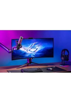 ASUS Мікрофон геймінговий ROG Carnyx, Omni, RGB, USB-A, 3м, чорний