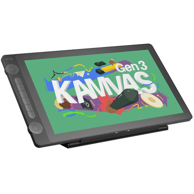 Huion Графічний монітор 15,8" Kamvas 16(G3), 2.5K, USB-C, чорний