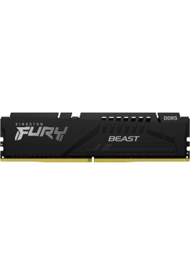 Kingston Пам'ять ПК DDR5 32GB KIT (16GBx2) 5600 FURY Beast Black