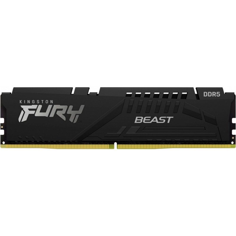 Kingston Пам'ять ПК DDR5 32GB KIT (16GBx2) 5600 FURY Beast Black