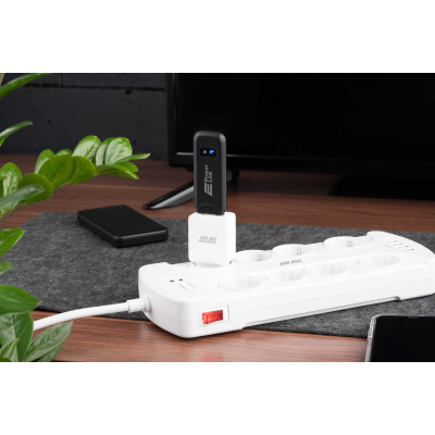2E Мобільний 4G Wi-Fi маршрутизатор PowerLink (MiFi 1) USB/LTE/1x2FF SIM/WiFi 2.4GHz Black