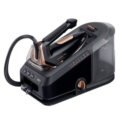 Braun Прасувальна система CareStyle 7 Pro, 2700Вт, 2000мл, паровий удар -650гр, нерж. сталь, чорний