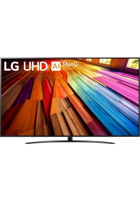 LG Телевізор 43" UHD 4K 60Hz Smart WebOS Black