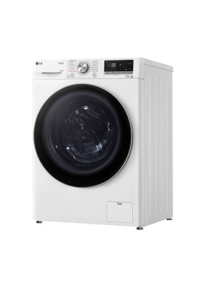 LG Прально-сушильна машина фронтальна, 9(6)кг, 1400, А, 56см, дисплей, пара, інвертор, білий