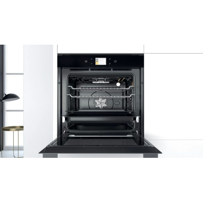Whirlpool Духовий шафа Whirlpool електричний, 73л, A+, дисплей, конвекція, телескопічні напрямні, чорний