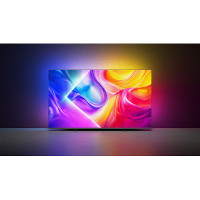 Philips Телевізор 75" QLED 4K 144Hz Smart Titan OS Black Ambilight