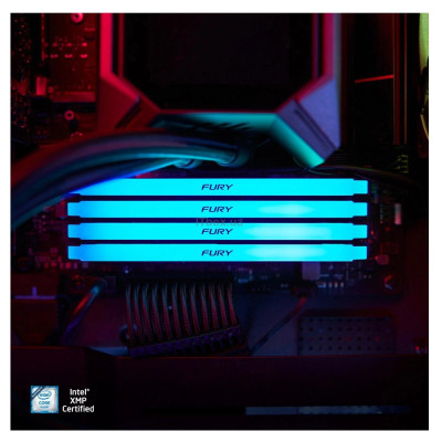 Kingston Пам'ять ПК Kingston DDR4 16GB 3200 FURY Beast RGB