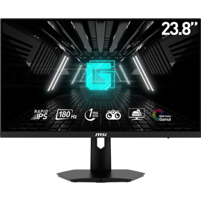 MSI Монітор 23.8" G244F-E2 2xHDMI, DP, Audio, IPS, 180Hz, 1ms, sRGB 112%, AdaptiveSync