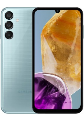 Samsung Смартфон Galaxy M15 5G (M156) 6.6" 4/128ГБ, 2SIM, 6000мА рік, синій світлий