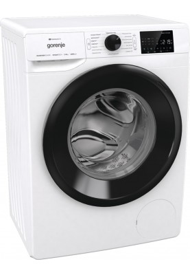 Gorenje Пральна машина фронтальна, 8кг, 1400, A+++, 46,5см, дисплей, інвертор, пара, Wi-Fi, білий