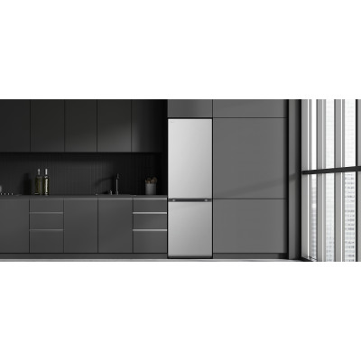LG Холодильник з нижн. мороз., 186x60х68, платиново-сріблястий
