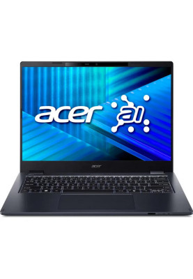 Acer Ноутбук TravelMate TMP414-55 14" WUXGA IPS, Intel U7-255U, 32GB, F1TB, UMA, Lin, синій