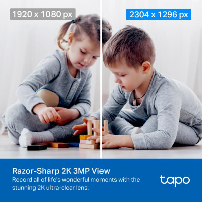 TP-Link IP-Камера Tapo C210P2 3MP N300 microSD motion detection