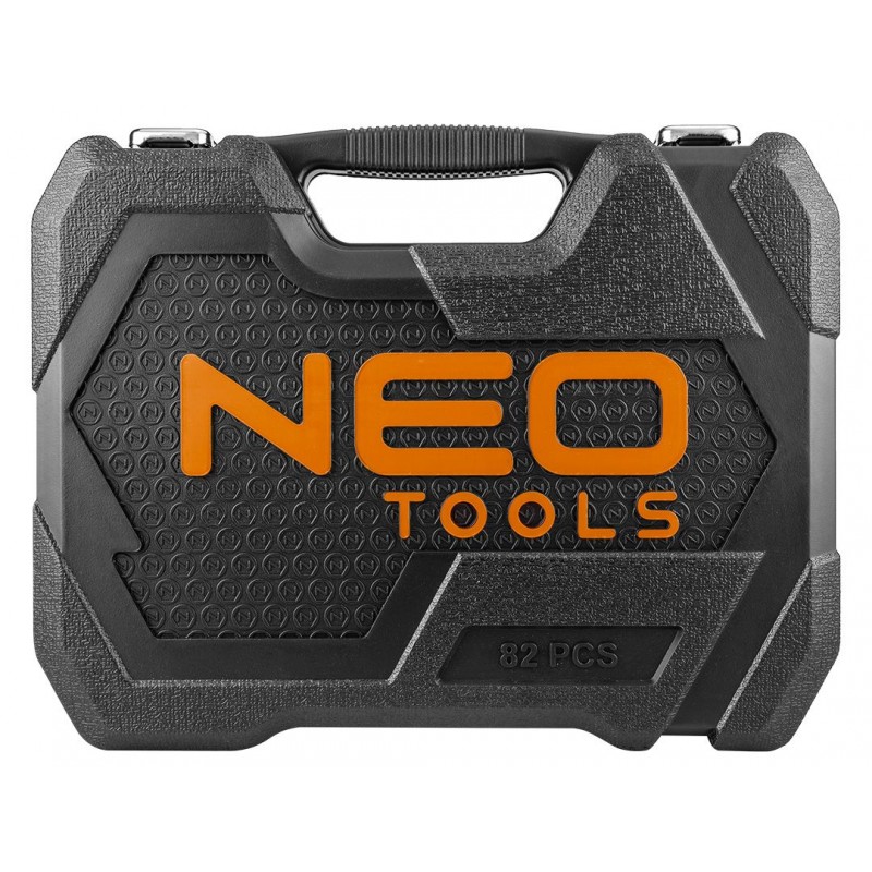 Neo Tools Набір інструментів, 82шт, 1/2", 1/4", CrV, eco кейс