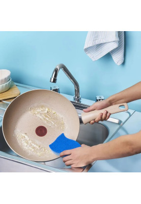 Tefal Сковорода ВОК Delight,28см, алюміній, бакеліт, бежевий