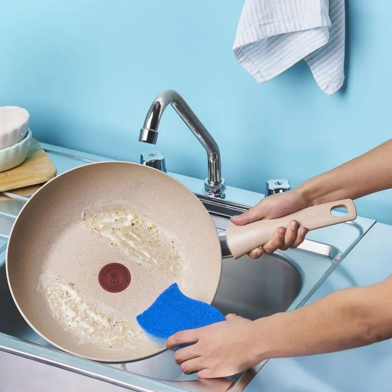 Tefal Сковорода ВОК Delight,28см, алюміній, бакеліт, бежевий