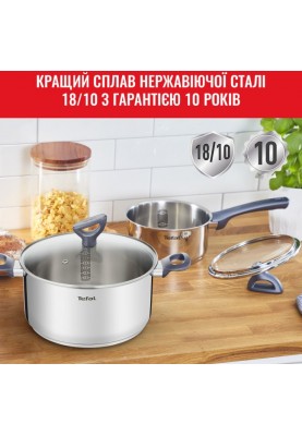 Tefal Набор посуды Daily Cook, 8 предметов, нерж.сталь