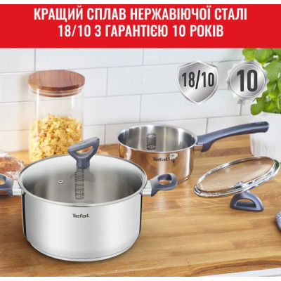 Tefal Набір посуду Daily Cook, 8 предметів, нерж.