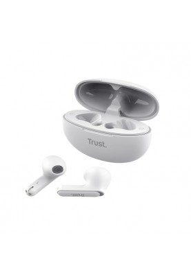 Trust Навушники TWS Yavi Earphones BT 5.3, ENC, SBC, Mic, Білий