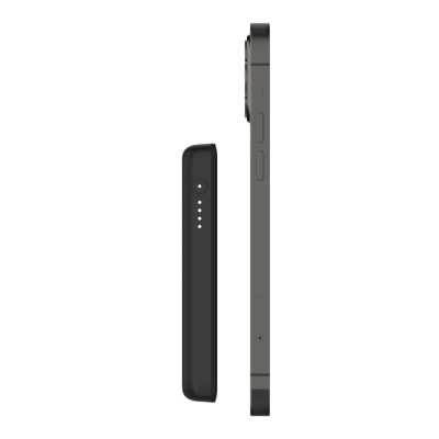 Belkin Портативне зарядне пристрій MagSafe 2500mAh, Wireless Power Bank, black