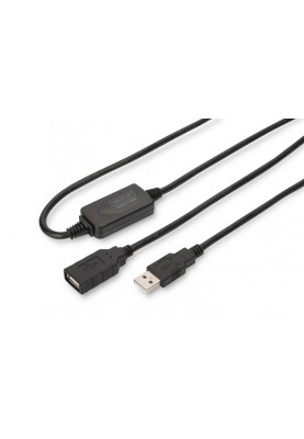 Digitus Подовжувачь USB 2.0 Active Cable, A/M-A/F, 15 m