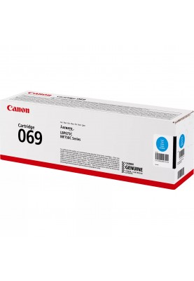 Canon Картридж 069 MF752Cdw/MF754Cdw/LBP673Cdw Cyan (1900 стор)