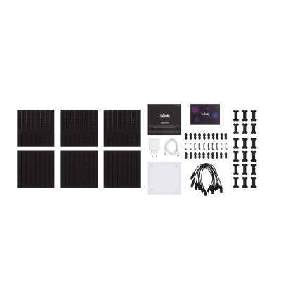 Twinkly Панель Smart LED Twinkly Squares 1+5 RGB, Gen II, IP20, 16x16см, кабель білий