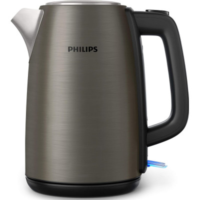 Philips Електрочайник Viva Collection, 1.7л, Strix, метал, чорно-мідний