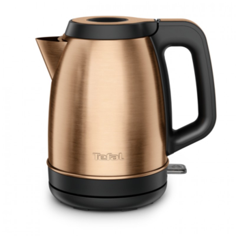 Tefal Електрочайник Coppertinto 1.7л, Strix, нержавіюча сталь, бронзовий