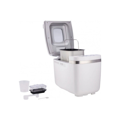 Gorenje Хлібопічка 750Вт, програм-14, макс.вага -1.350кг, форма прямокутник, пластик, білий