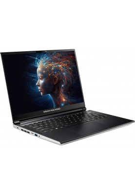 Dream Machines Ноутбук RG4060-14 14QHD+ IPS, Intel Ultra 7-155H, 32GB, F1TB, NVD4060-8, DOS, чорний