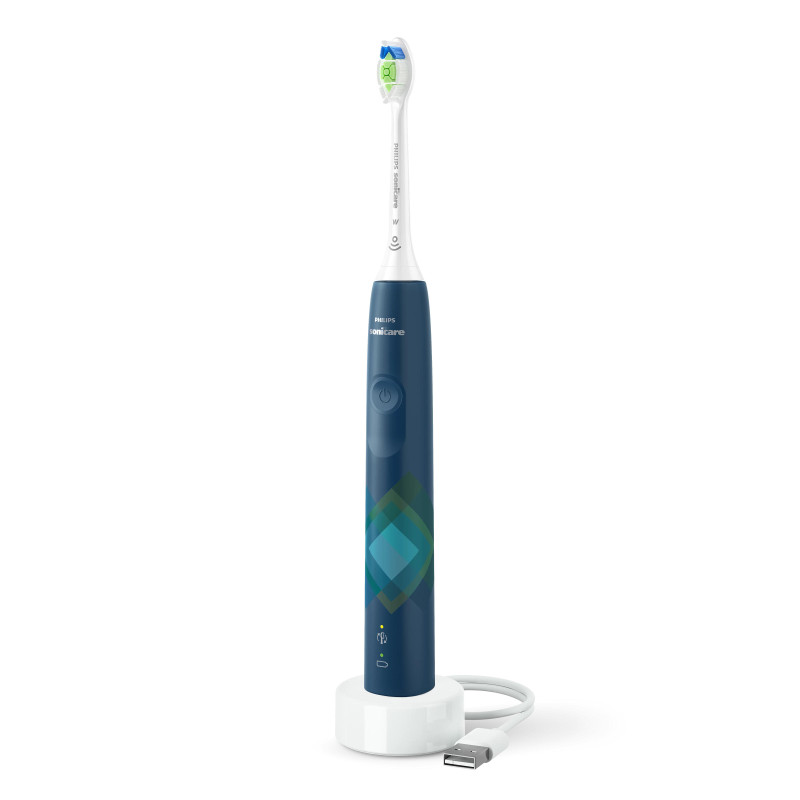 Philips Щітка зубна електр., Sonicare 4100 Series, 31т. колив/хв, насадок-1, синій