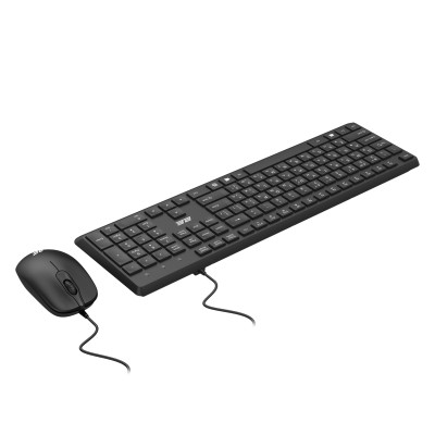 2E Комплект клавіатура та миша MK405 USB-A, EN/UK/RU, чорний