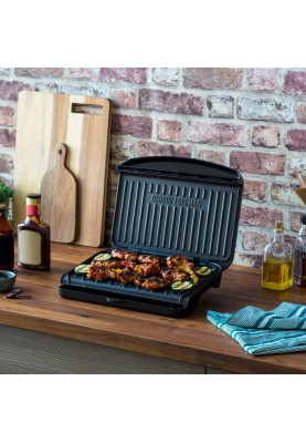 Russell Hobbs Гриль George Foreman прижимний Fit Grill Medium 1630Вт, темп. режимів-1, пластик, чорний