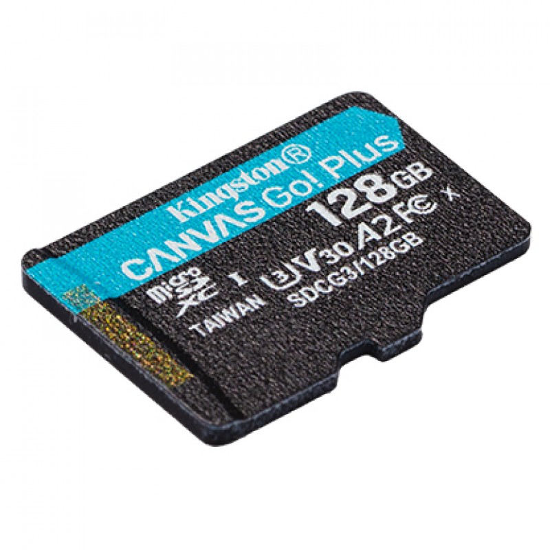 Kingston Карта пам'яті microSD 128GB C10 UHS-I U3 A2 R170/W90MB/s + SD