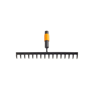 Fiskars Граблі-насадка QuikFit для ґрунту, 40см, 493г, 16 зубів