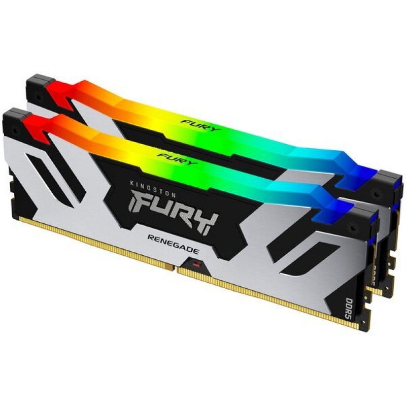 Kingston Пам'ять ПК DDR5 32GB KIT Renegade RGB KF564C32RSAK2-32