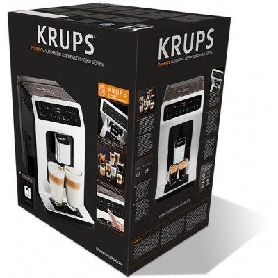 Krups Кавомашина Evidence, 2.3л, зерно, автомат.капуч, дисплей, авторецептів -15, сернор.керування, чорний