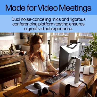 HP Веб-камера 960 4K Streaming silver HP Веб-камера 960 4K Streaming silver