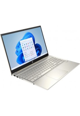 HP Ноутбук Pavilion 15-eh1057ua 15.6" FHD IPS AG, AMD R5-5500U, 16GB, F512GB, UMA, Win11, золотистий