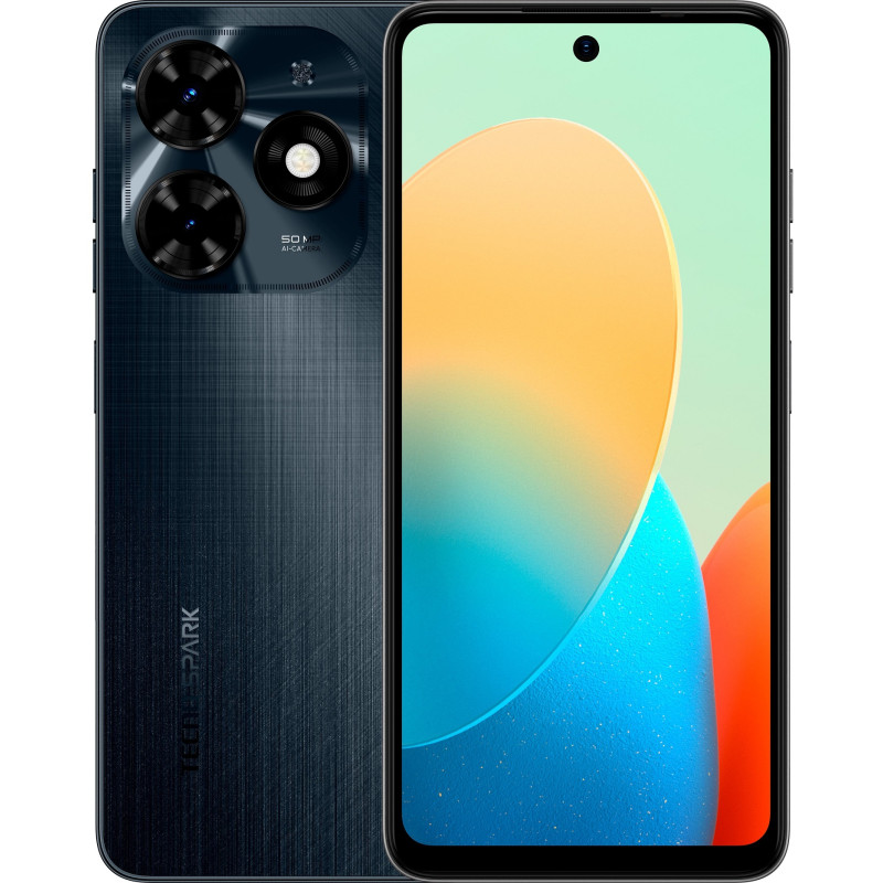 TECNO Смартфон Spark 20C (BG7n) 6.56" 8/128ГБ, 2SIM, 5000мА·год, Gravity Black