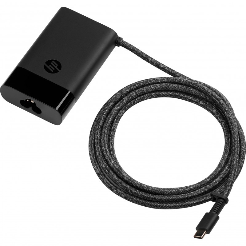 HP Зарядний пристрій мережевий 65W USB-C, кабель USB-C, 1м, чорний