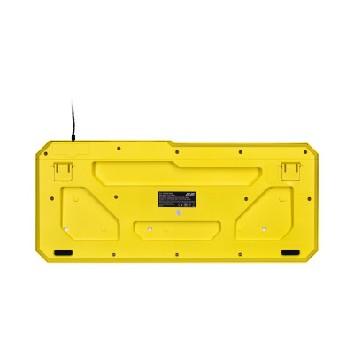 2E Gaming Клавіатура мембранна KG315 110key, USB-A, EN/UA, RGB, жовтий
