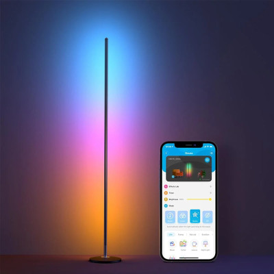 Govee Торшер розумний H6076, 1000Lm, RGBICW, WI-FI/Bluetooth, чорний