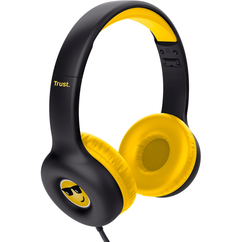 Trust Навушники Nouna Headphones mini-jack, Mic, Чорний
