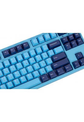 Akko Клавіатура механічна 3087 Mirror of Sky 87Key, Cherry MX Red, USB-A, EN/UKR, No LED, Блакитний