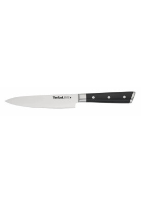 Tefal Набір ножів Ice Force, 2шт, нержавіюча сталь, пластик, чорний
