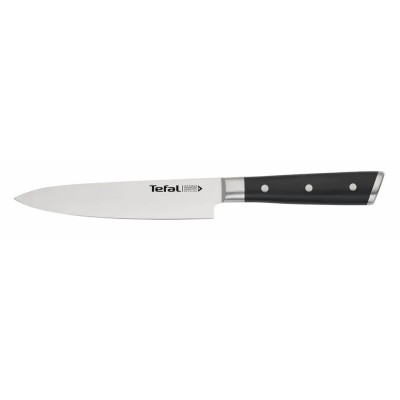 Tefal Набір ножів Ice Force, 2шт, нержавіюча сталь, пластик, чорний Tefal Набір ножів Ice Force, 2шт, нержавіюча сталь, пластик, чорний